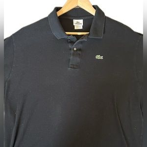 Men’s Lacoste size 9 black polo
